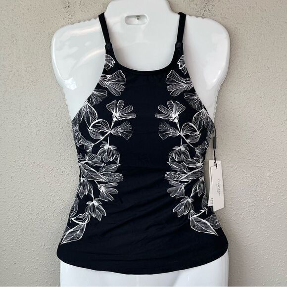 NWT Calvin Klein Tankini Top Sizes XS, S, or M - Picture 1 of 5